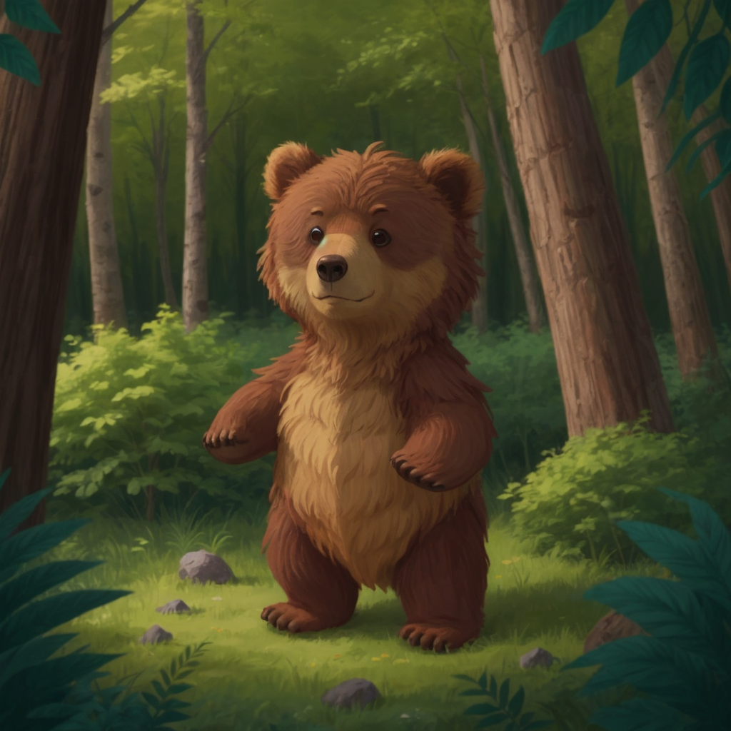 How the little bear found his way home