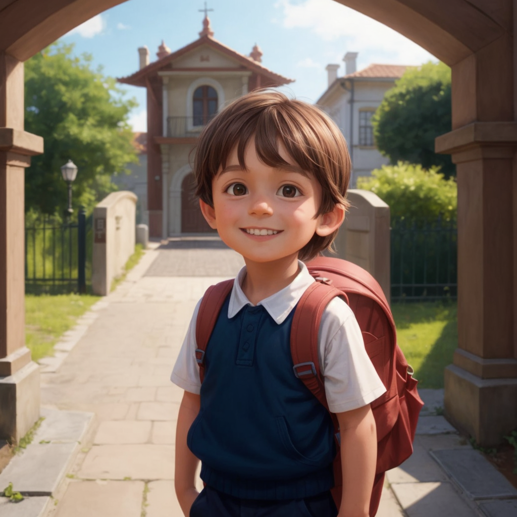 John Jr. Starts school