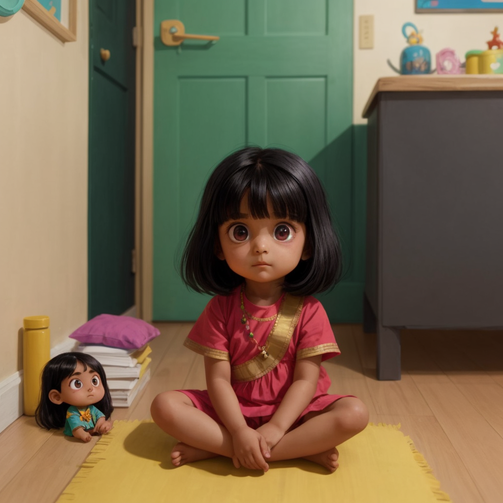 Ruhi and Dr B - A tree in the Tummy