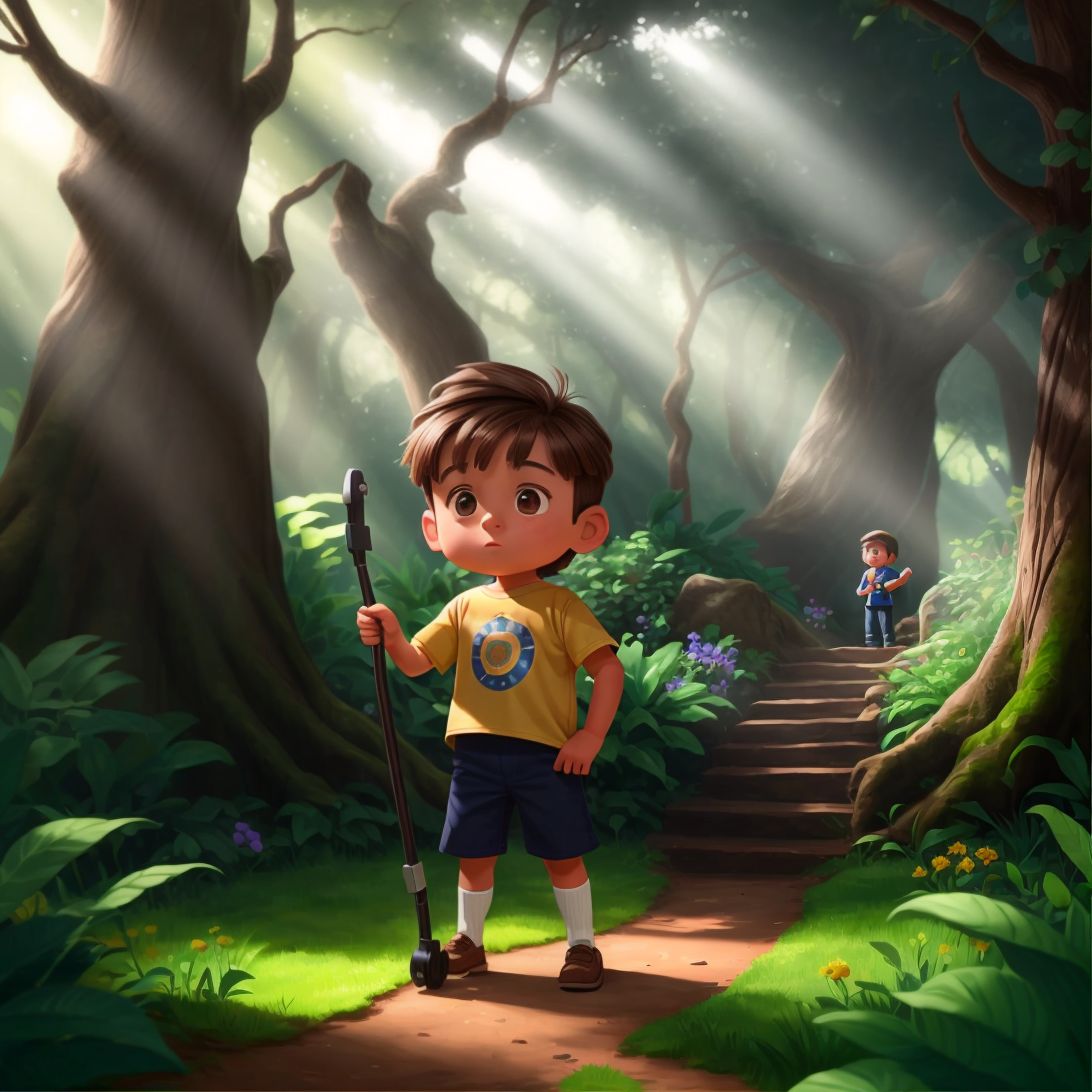 The Magical Adventures of Zachary and Joshua: Secrets of the Enchanted Forest"