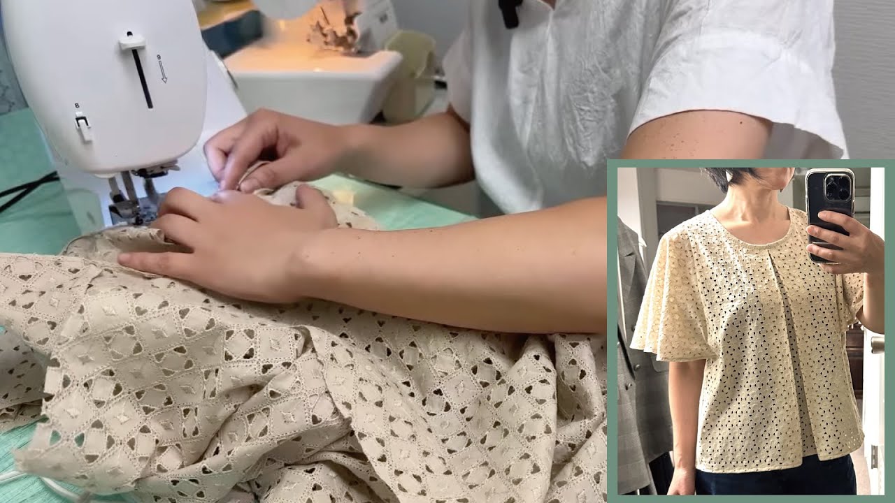 フレア袖ブラウスを縫います！