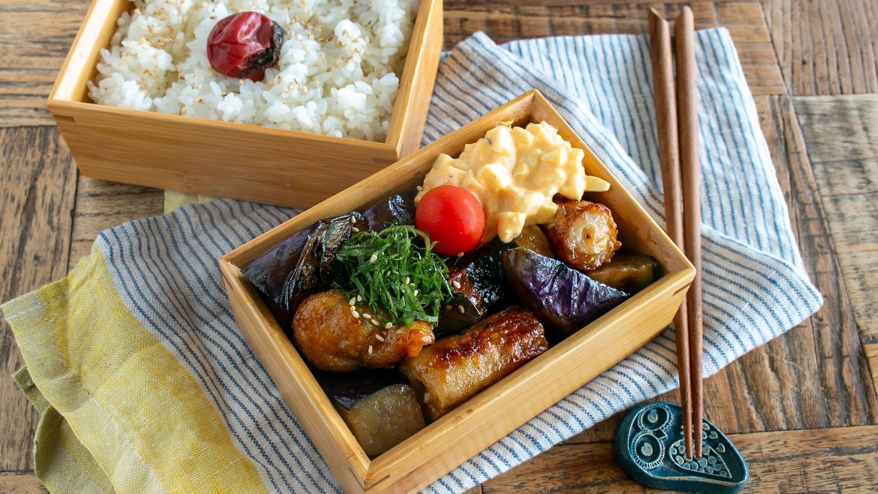 【簡単弁当】これは美味しいに決まっている！１品で大満足のちくわ鶏と茄子の南蛮弁当bento#997