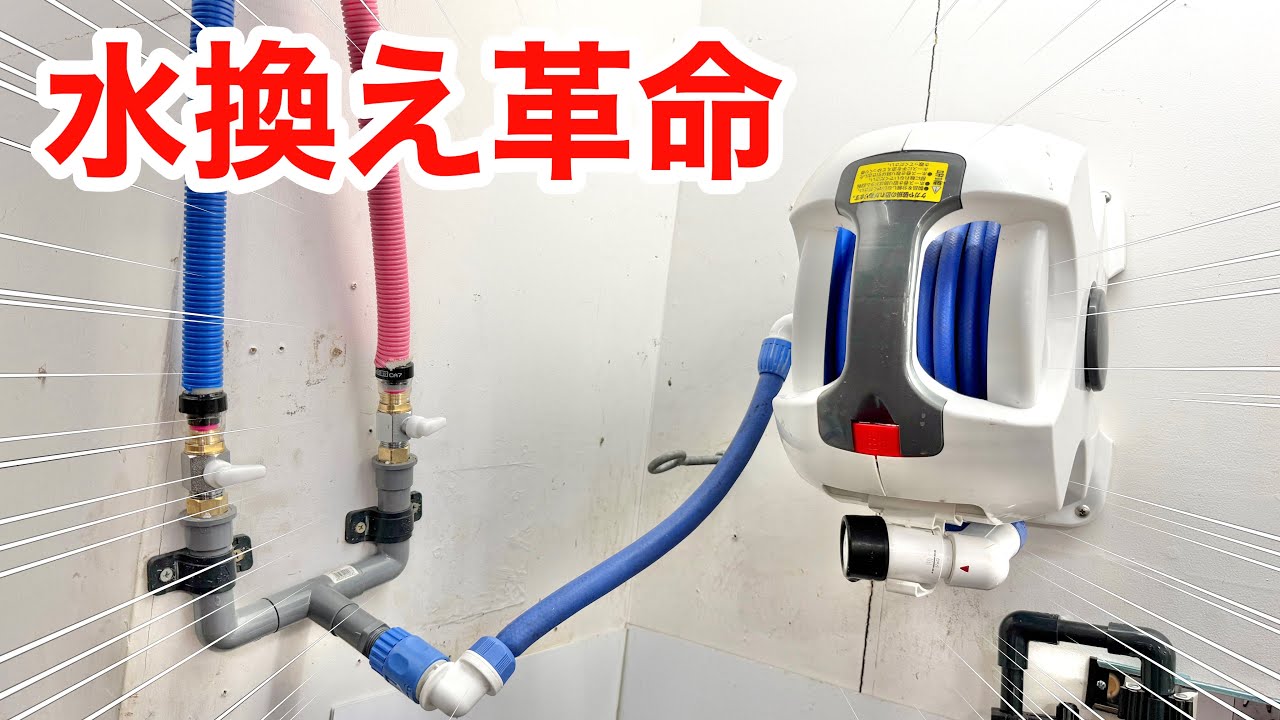 熱帯生物の水換えが劇的に楽になる最強のシステムを構築しました