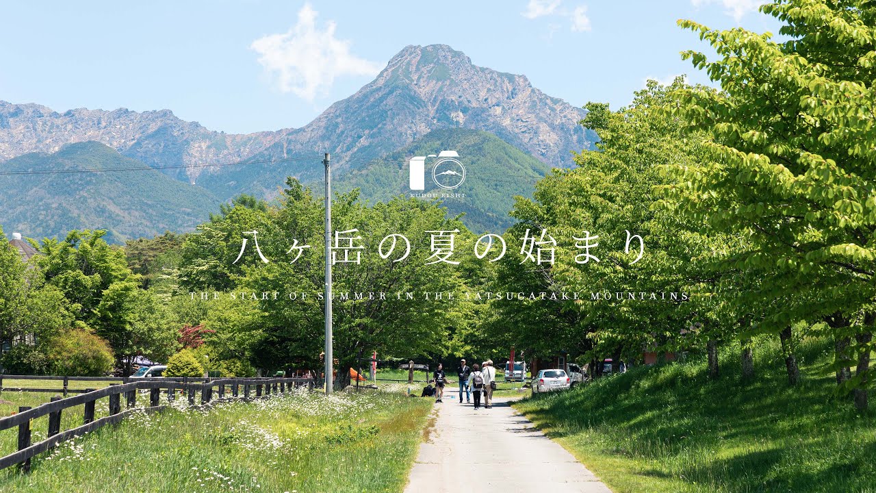 八ヶ岳・原村の森林遊歩道と絶景の牧場｜初夏｜4K SDR
