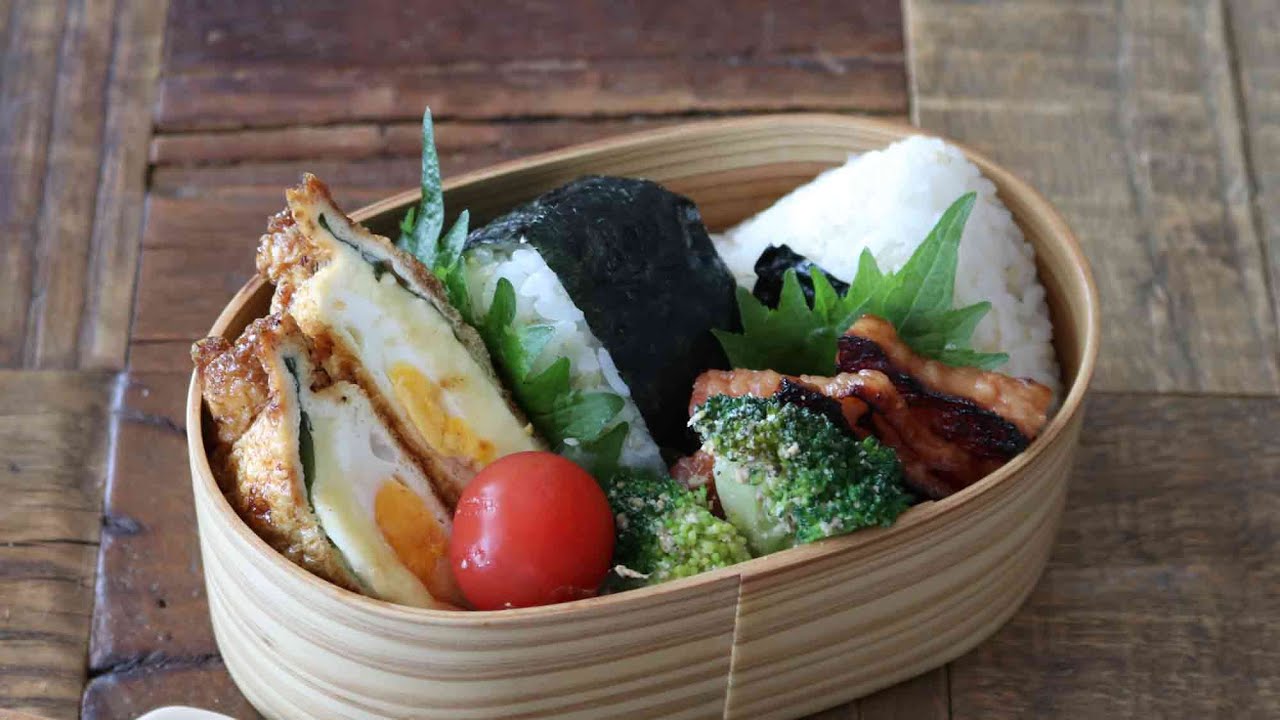 【お弁当作り】こりゃたまらん！卵と油揚げの巾着照り焼き弁当bento＃796