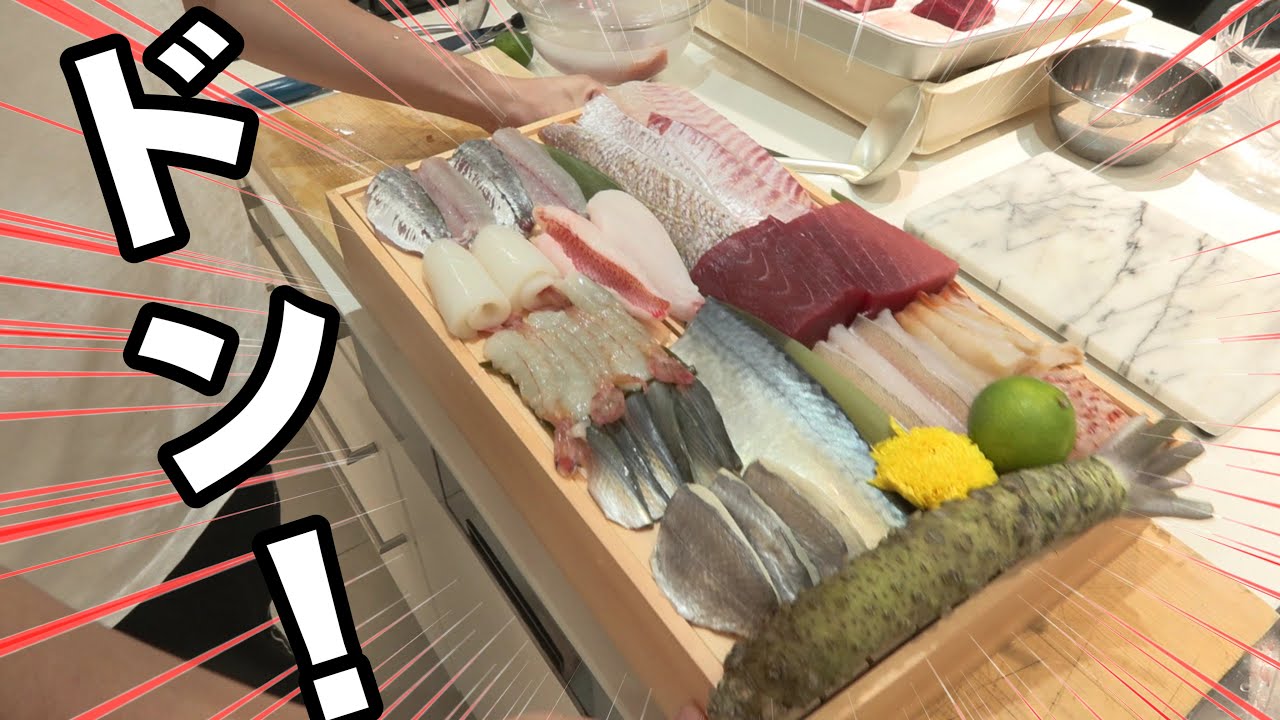 市場で好きな食材だけ爆買いして、本格寿司作ってみた！