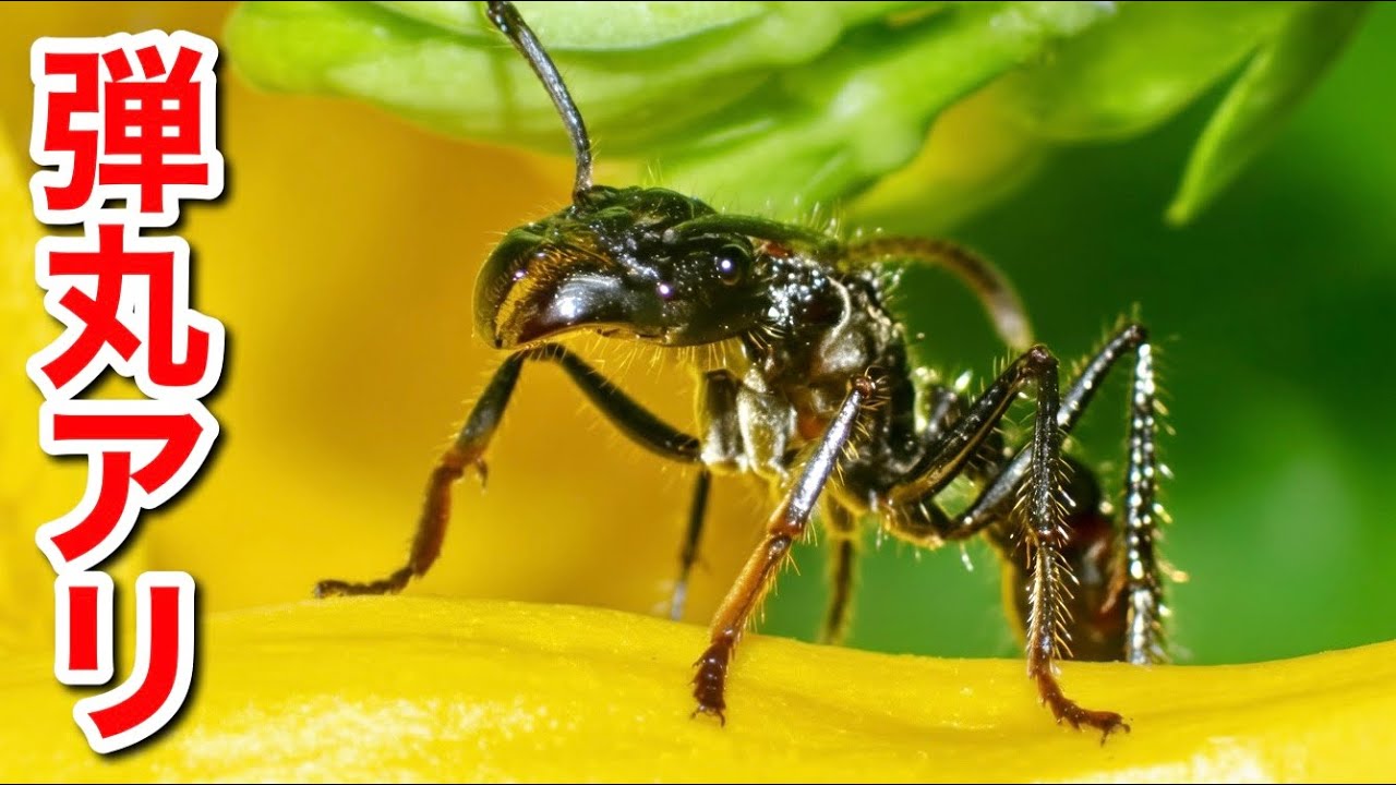 南米で最も恐れられている"弾丸アリ"ことパラポネラがヤバ過ぎる