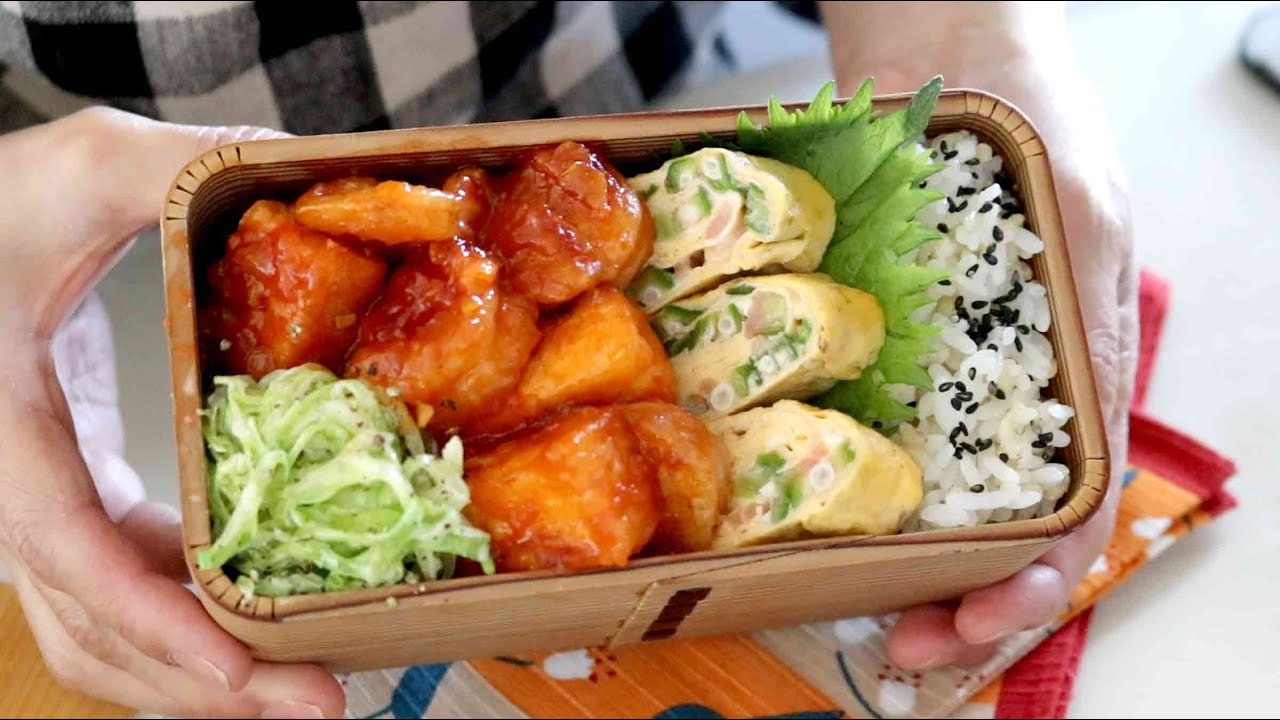 【お弁当作り】節約のつもりが美味しすぎた！厚揚げのエビチリ弁当bento＃864