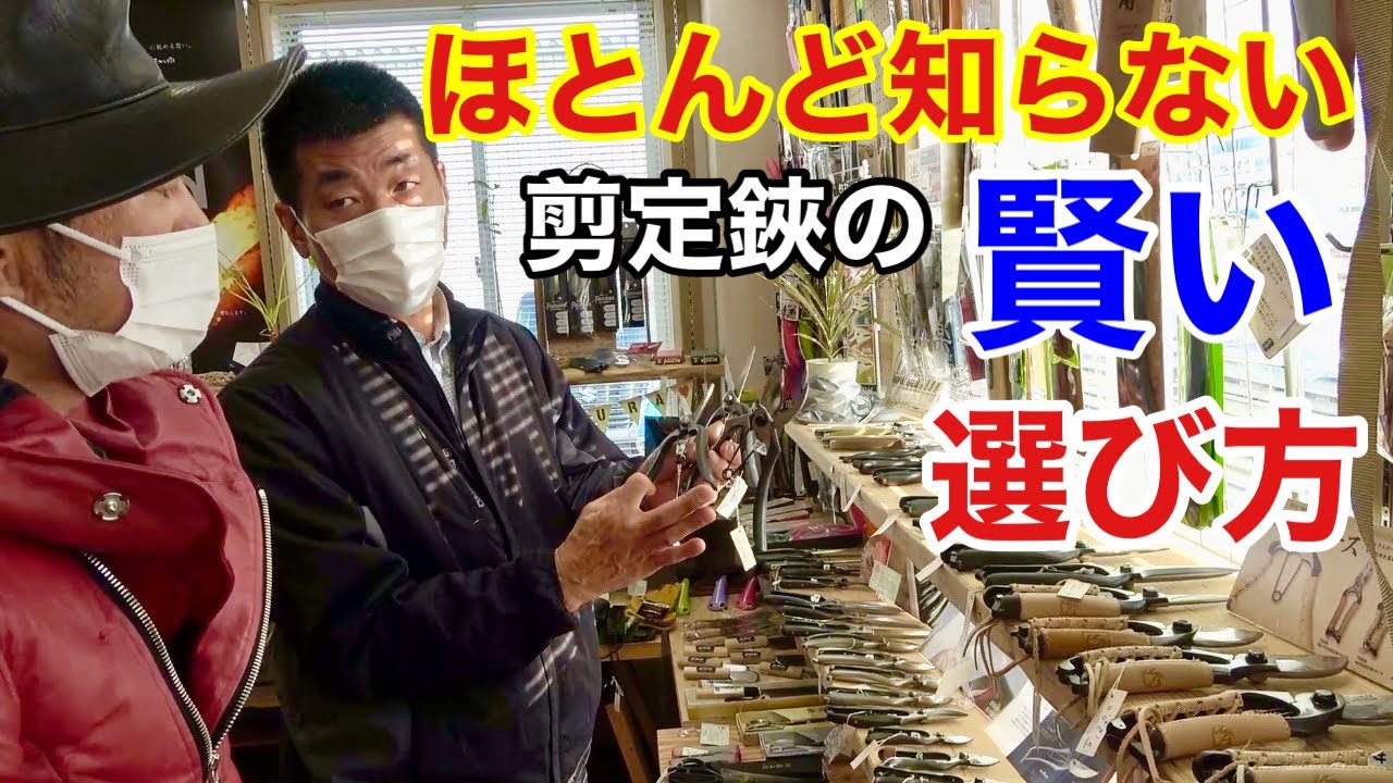 【へぇ〜連発】　刃物のスペシャリストに間違いを聞いてきた　　【カーメン君】【園芸】【ガーデニング】