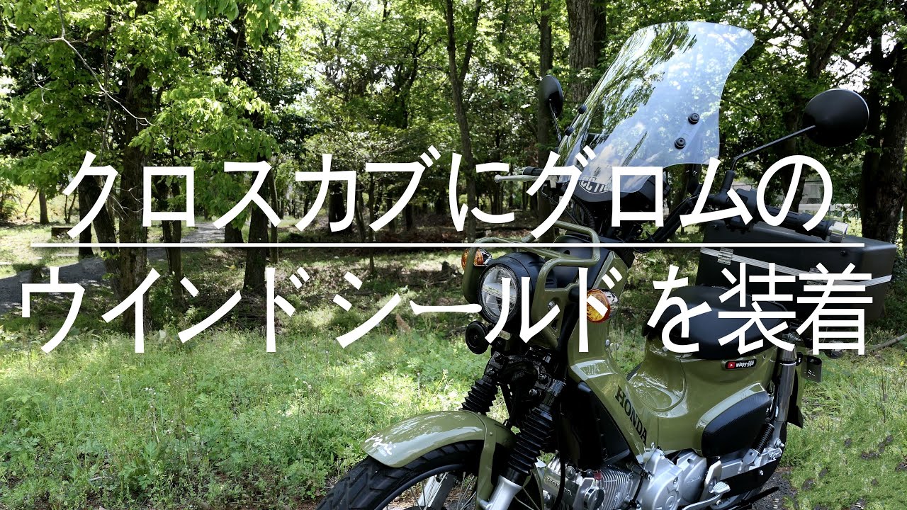 ビワイチで風防テスト　デイトナ製ウインドシールド