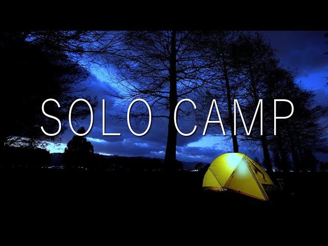 ソロキャンプの暖か簡単料理　　OUTDOOR COOKING