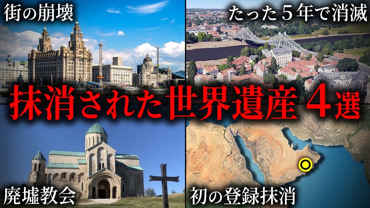世界遺産から登録抹消された遺産【ゆっくり解説】