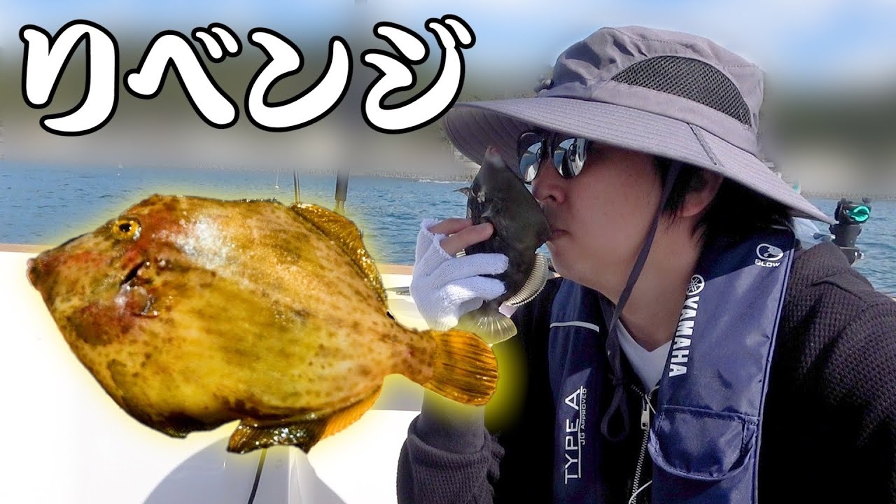 全部カルキ個体だった場所でもう一度カワハギを釣ってたべてみたら。。。