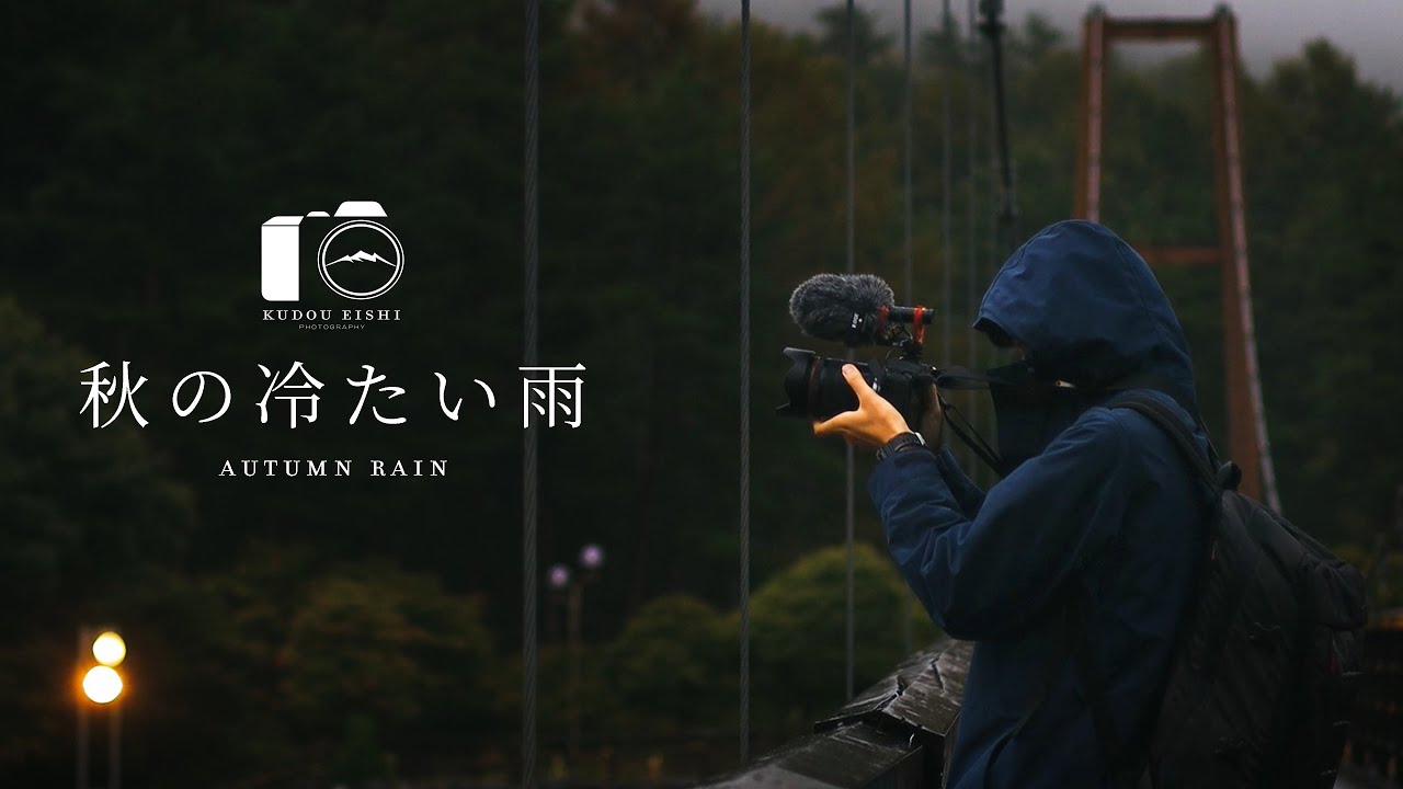 【風景写真】雨に輝くもみじ。見頃目前の紅葉