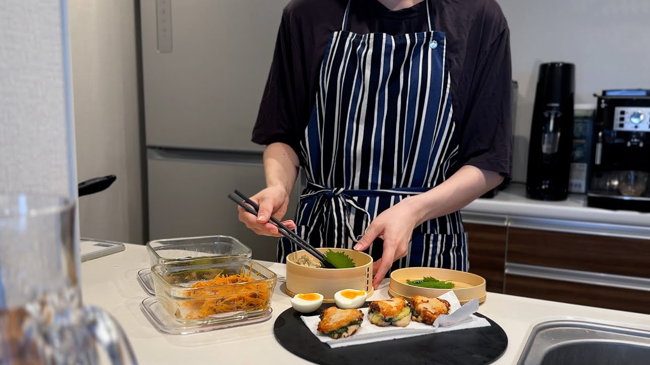 【1週間ダイエット弁当】夜寝る前に作る高タンパク弁当 | P30g以上/1食