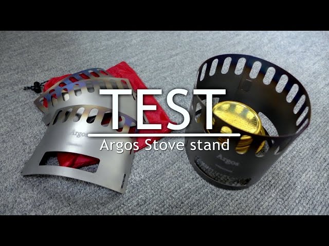 Argosチタンアルコールストーブスタンドのフィールドテスト