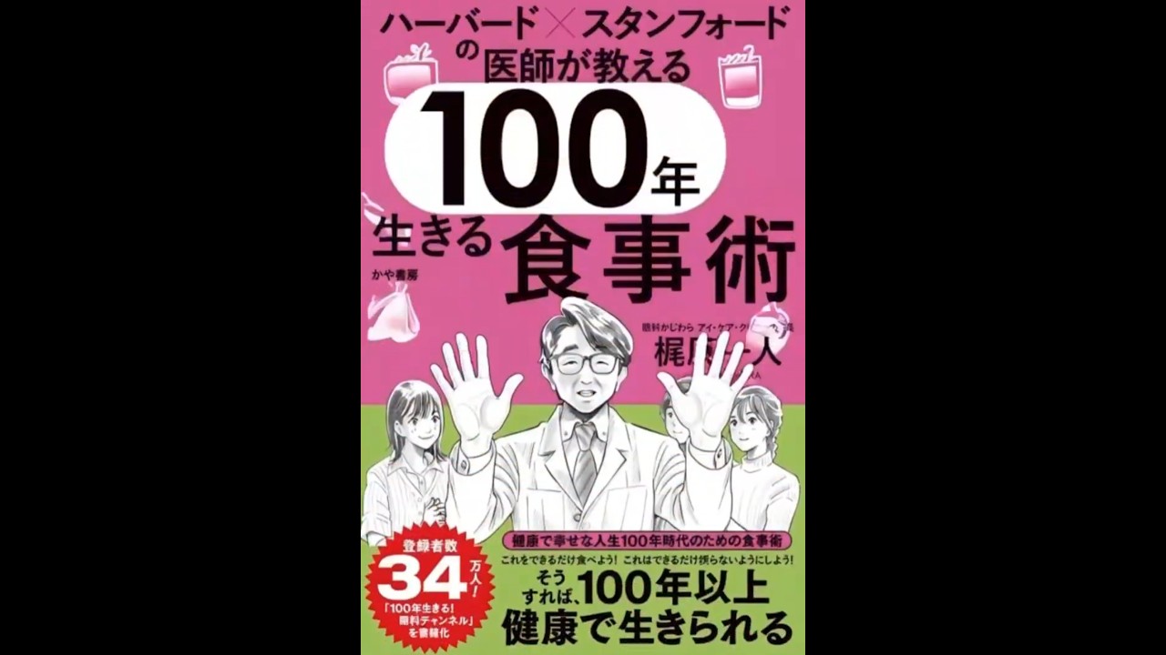 皆さんの目と体の健康を100歳まで守るための本がついに完成しました!