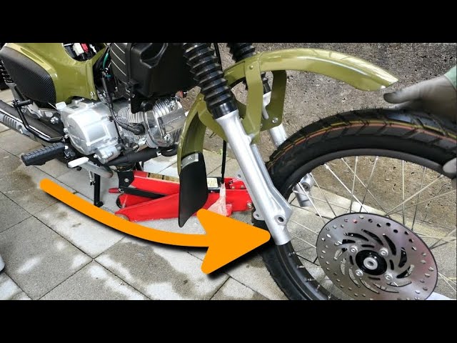 クロスカブのデスクブレーキ化　前編 ①