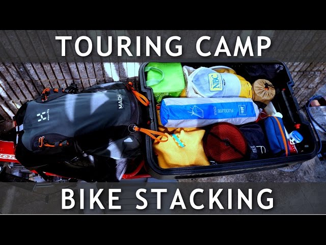 キャンプツーリングのスタッキング例　Stacking CAMP Touring