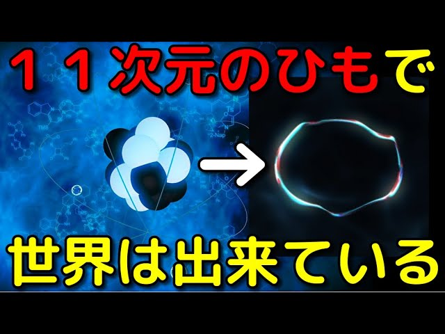 世界は11次元のひもで出来ていた!?【超ひも理論】