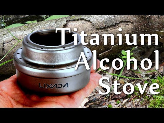 チタンアルコールストーブ使った。Lixada Titanium Alcohol Stove