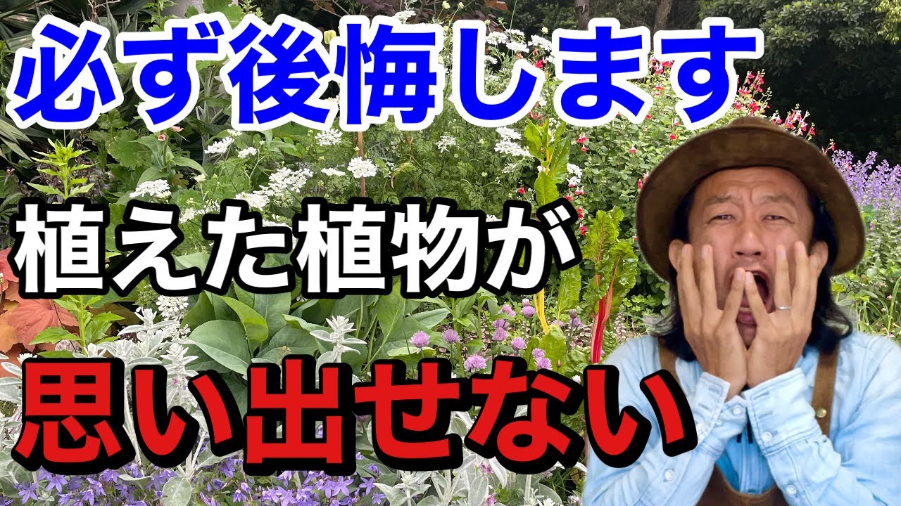 【知らないとヤバイ】植物の名前を忘れなくする方法教えます【カーメン君】【フラワーラベル】