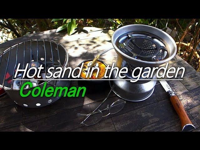 アウトドアー料理　朝食は庭でホットサンド　Outdoor cooking