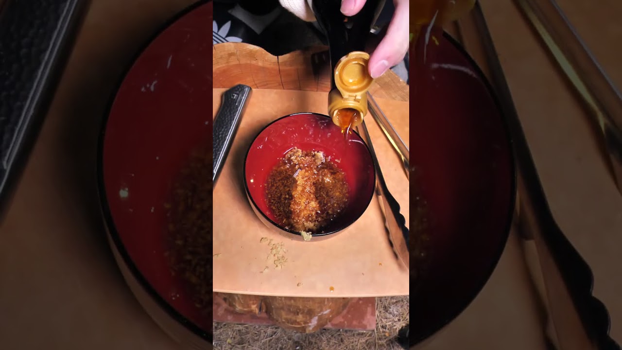 【七輪】厚切り炭火しょうが焼きがうますぎる！　#asmr #recipe #bbq