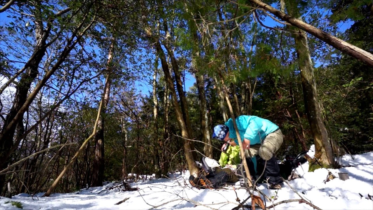 ジェットボイルで雪山登山　SNOW TREKKING