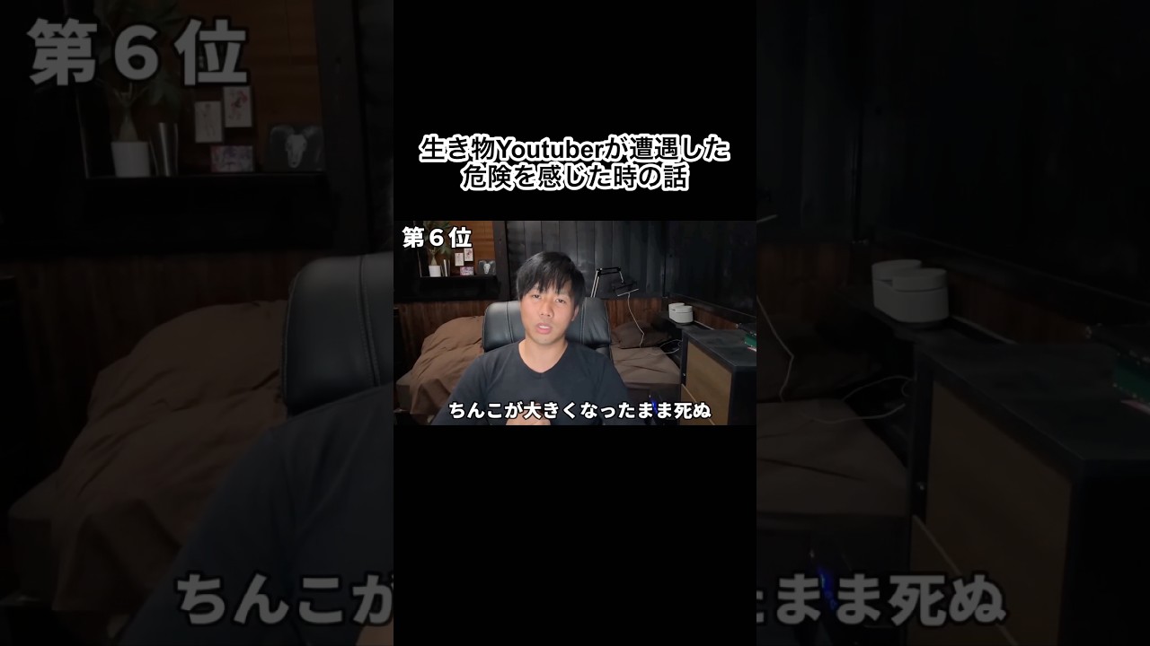 生き物Youtuberが危険を感じた時の話　#shorts