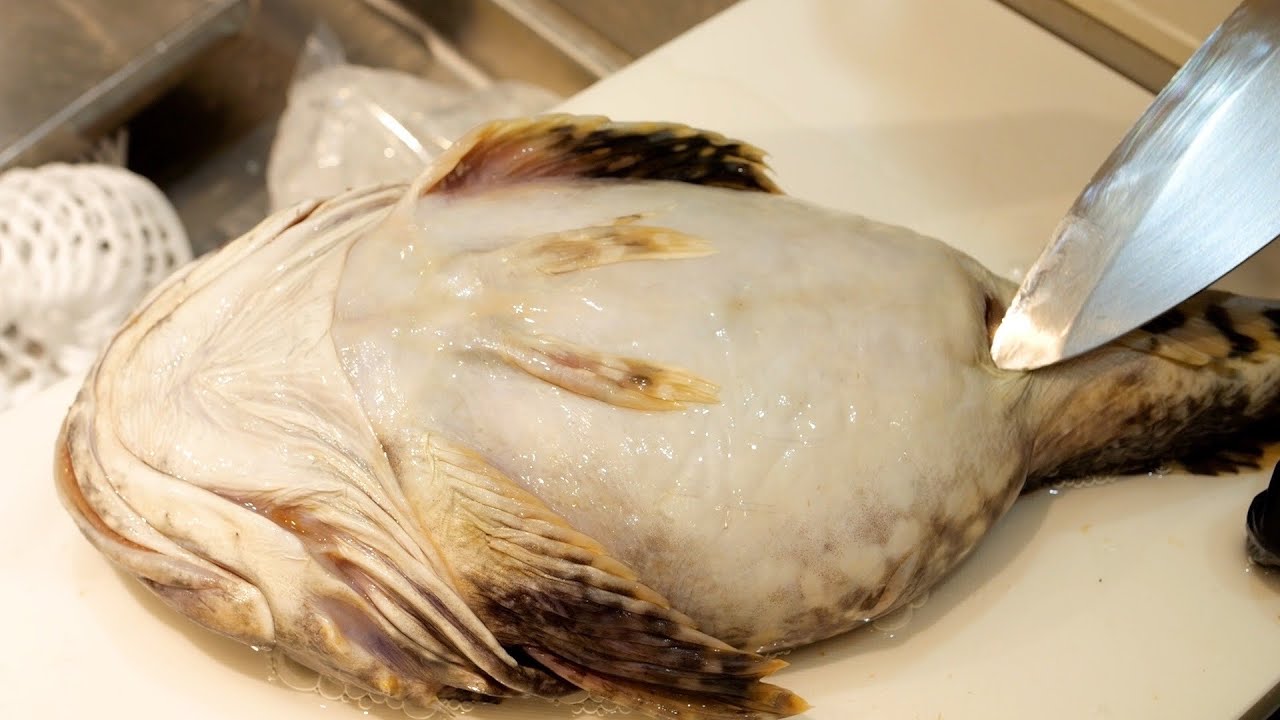 【くさすぎる】腹パンの謎の魚の胃袋から見た事ないものが大量に。。。