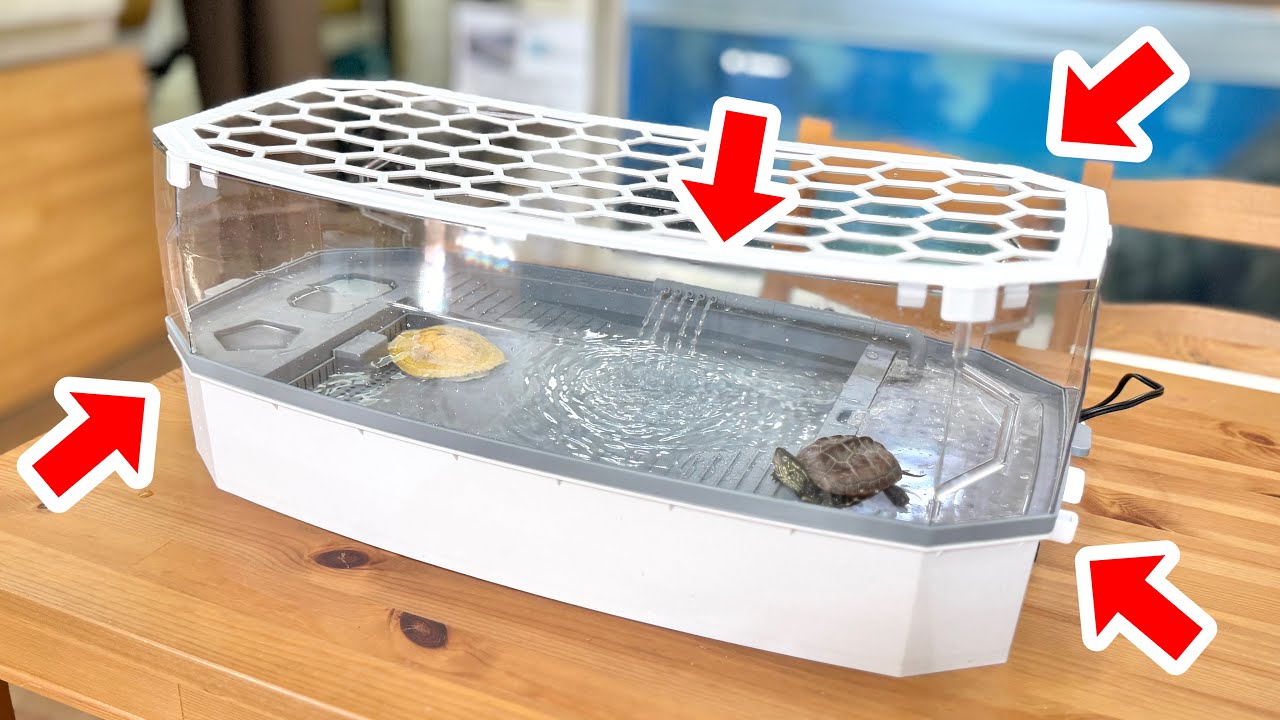 海外製の多機能カメ飼育ケージを取り寄せたので徹底的にレビューします