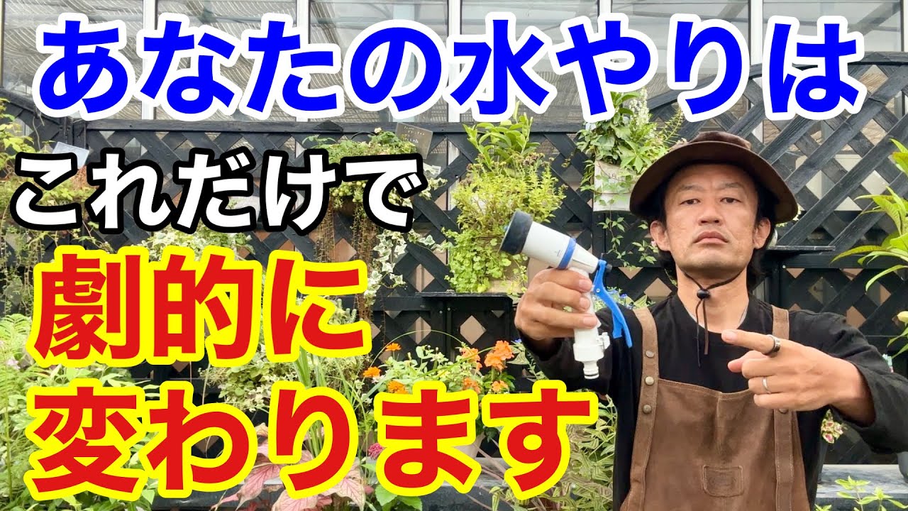 【知らないと損】人生を変えるホースノズル教えます　　　　【カーメン君】【園芸】【ガーデニング】【初心者】