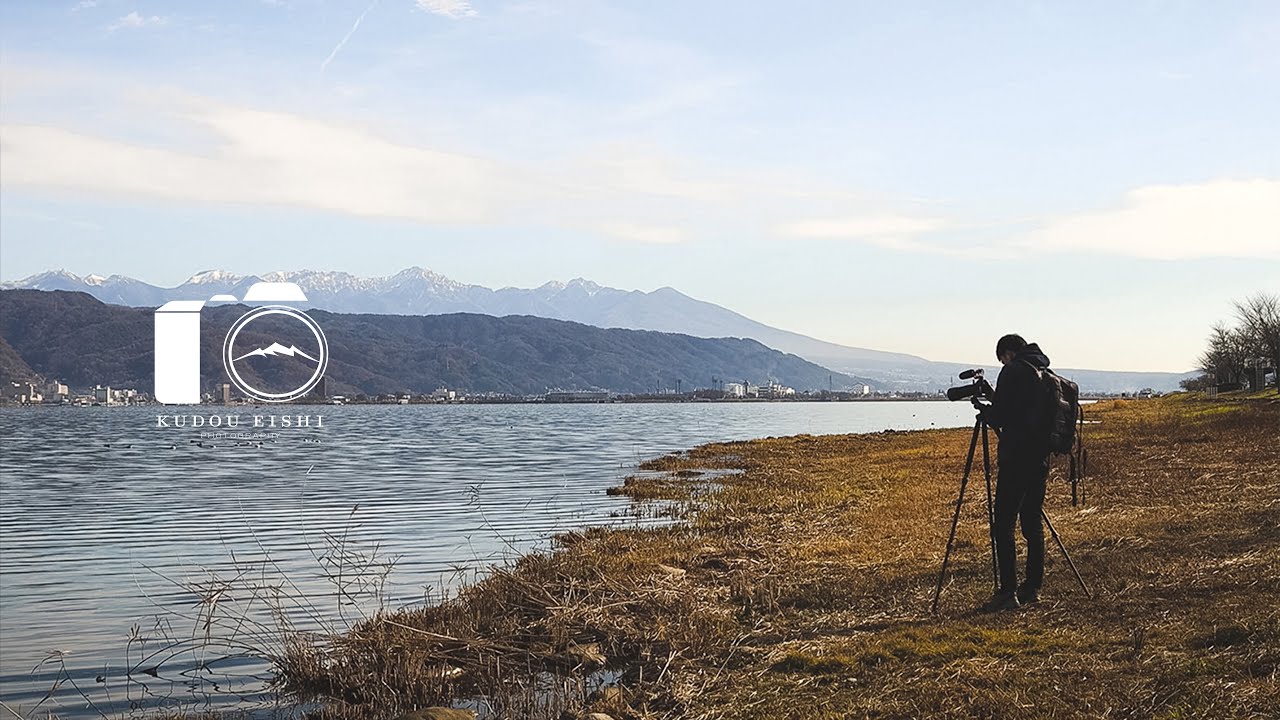 【風景写真】湖と雪山と野鳥 - Winter Landscape Photography | Canon EOSR6