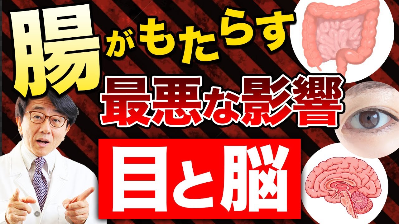 【眼科医解説】〇〇〇〇が大きな病気を巻き起こすかも！目と脳と腸の関係