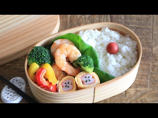 【お弁当作り】たった３品の簡単彩り弁当bento＃536