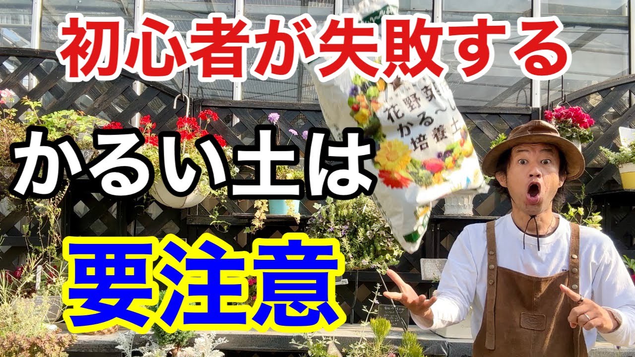 【中身に注意】むやみにかるい土を選んではいけません　          【カーメン君】【プロトリーフ】【かる〜い培養土】【初心者】