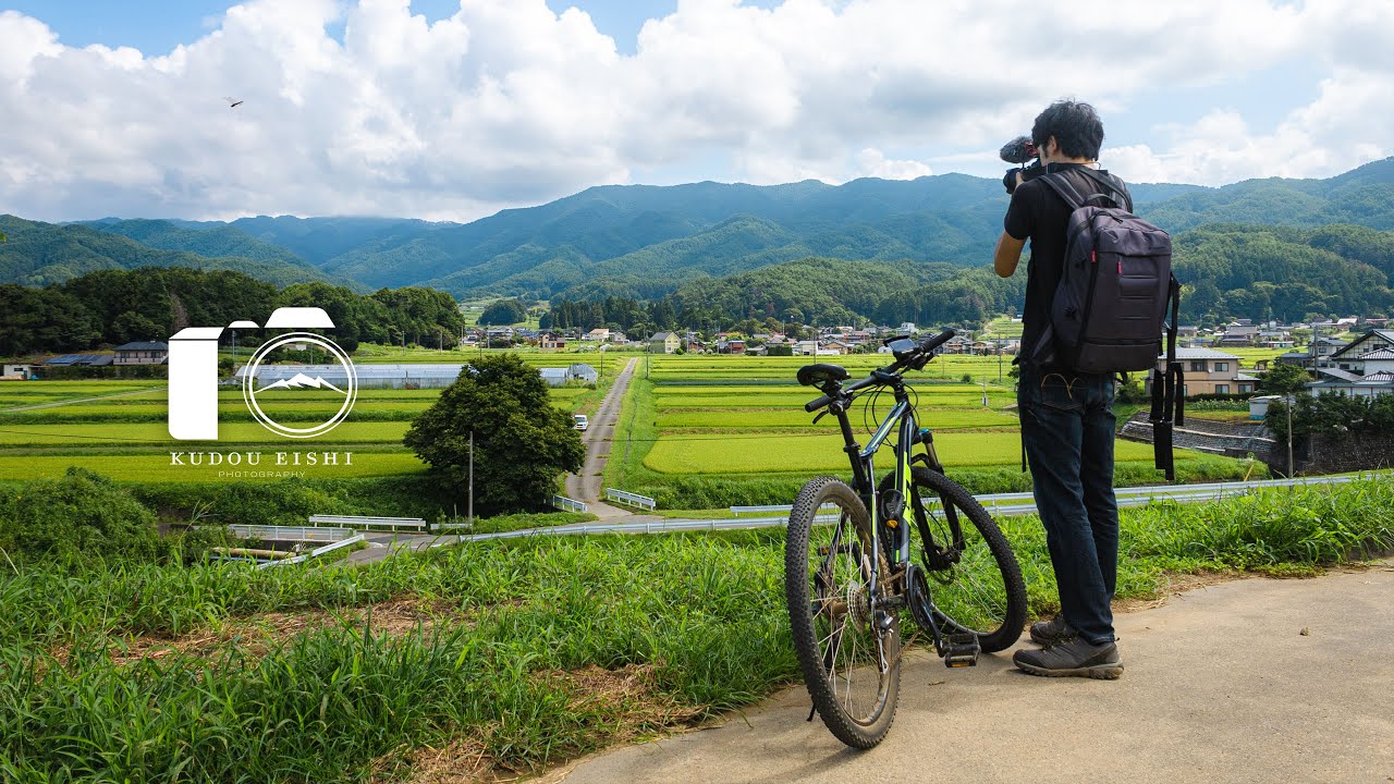 【田舎の風景】夏の田舎をサイクリング - 鈴虫の音色｜風景写真