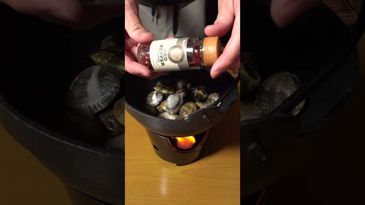 アサリ酒蒸しがうますぎる！