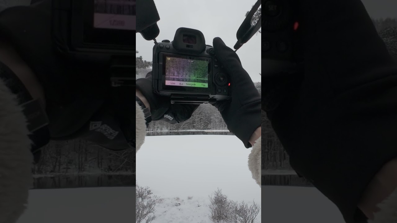 奥蓼科・御射鹿池の雪景色｜A Stunning View Below Freezing｜POV #shorts