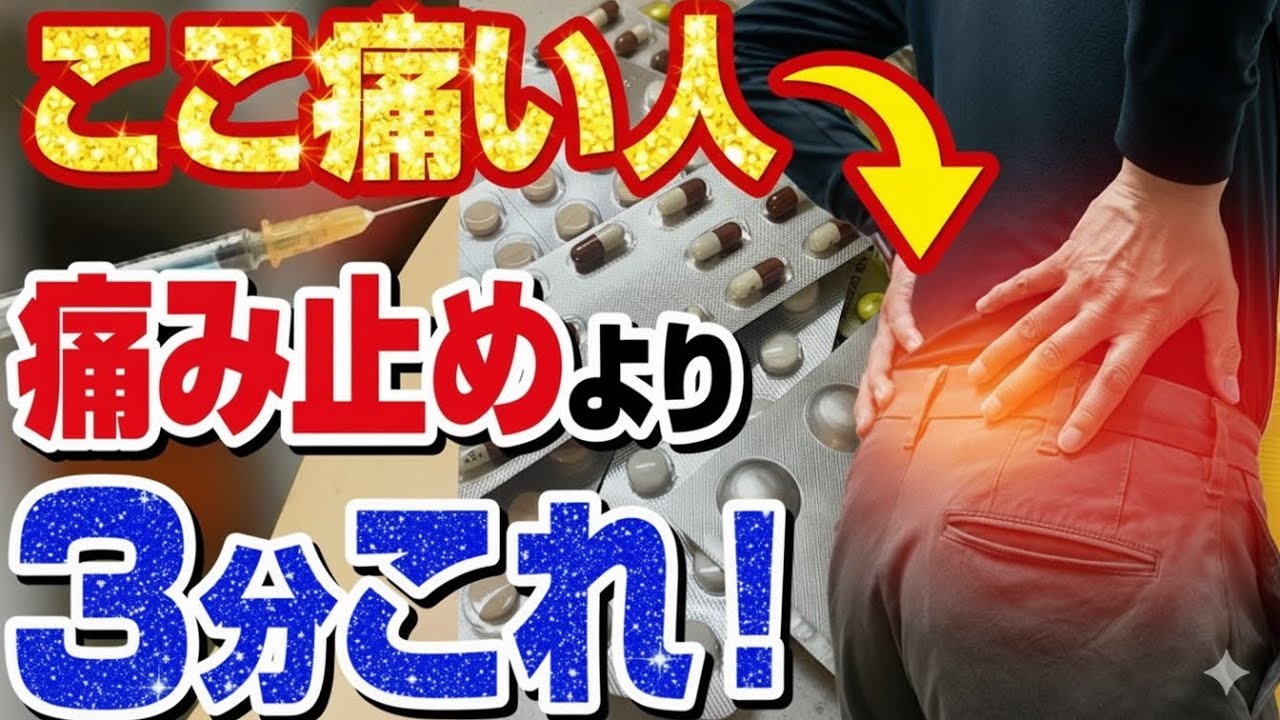 【毎朝3分】5日で慢性腰痛を治す脅威の方法