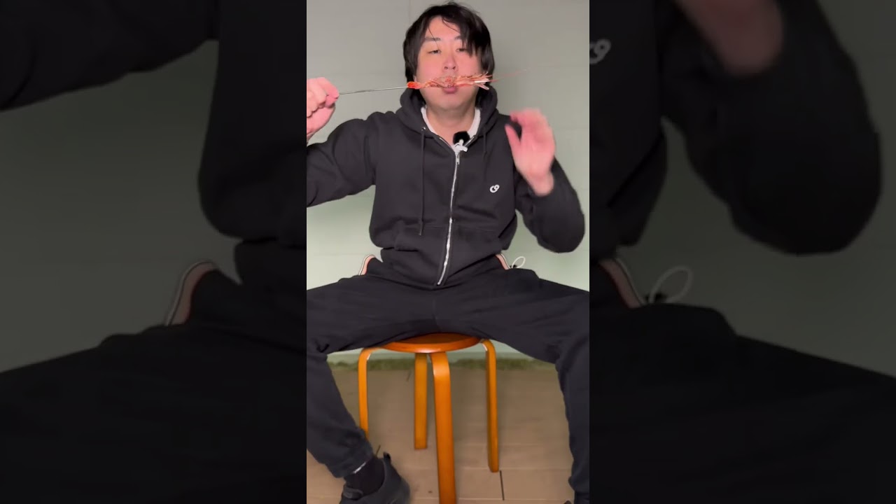 【七輪】甘エビの炭火焼きがうますぎる！　#asmr  #seafood #recipe