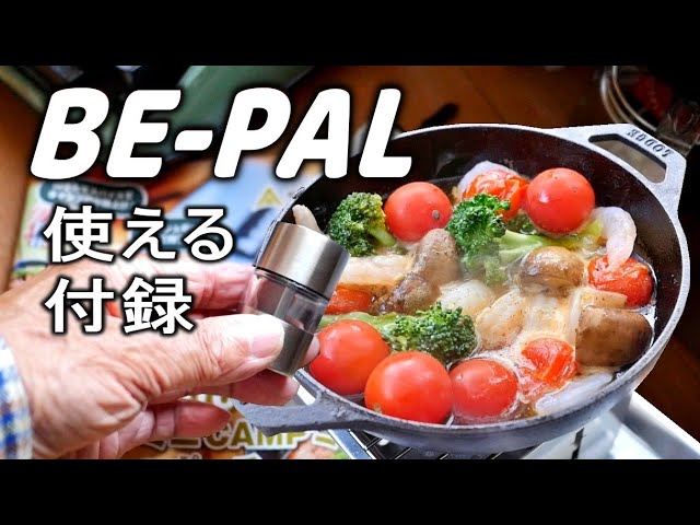 BE-PAL12月号付録開封　（これは使いたい）