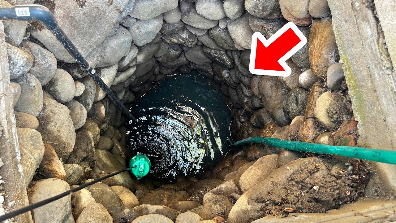長年放置された井戸の水を吸い上げると大量の微生物が出て来ました