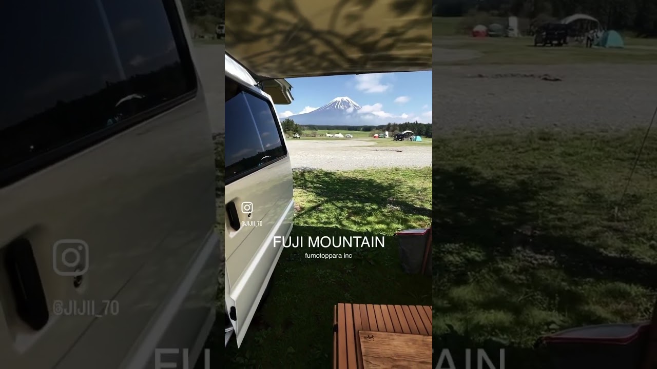 ふもとばらキャップ場に来てます、動画もUP中