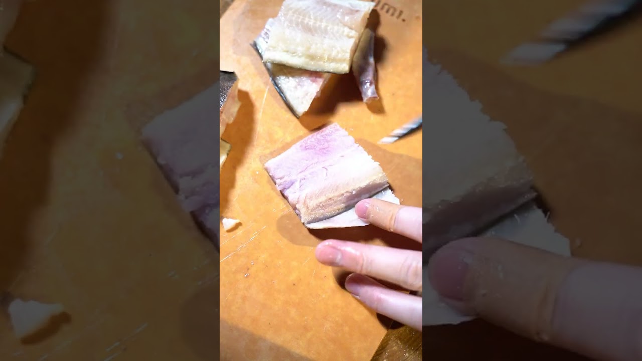 【七輪】ホッケの炭火焼きがうますぎる！　#asmr #seafood #bbq