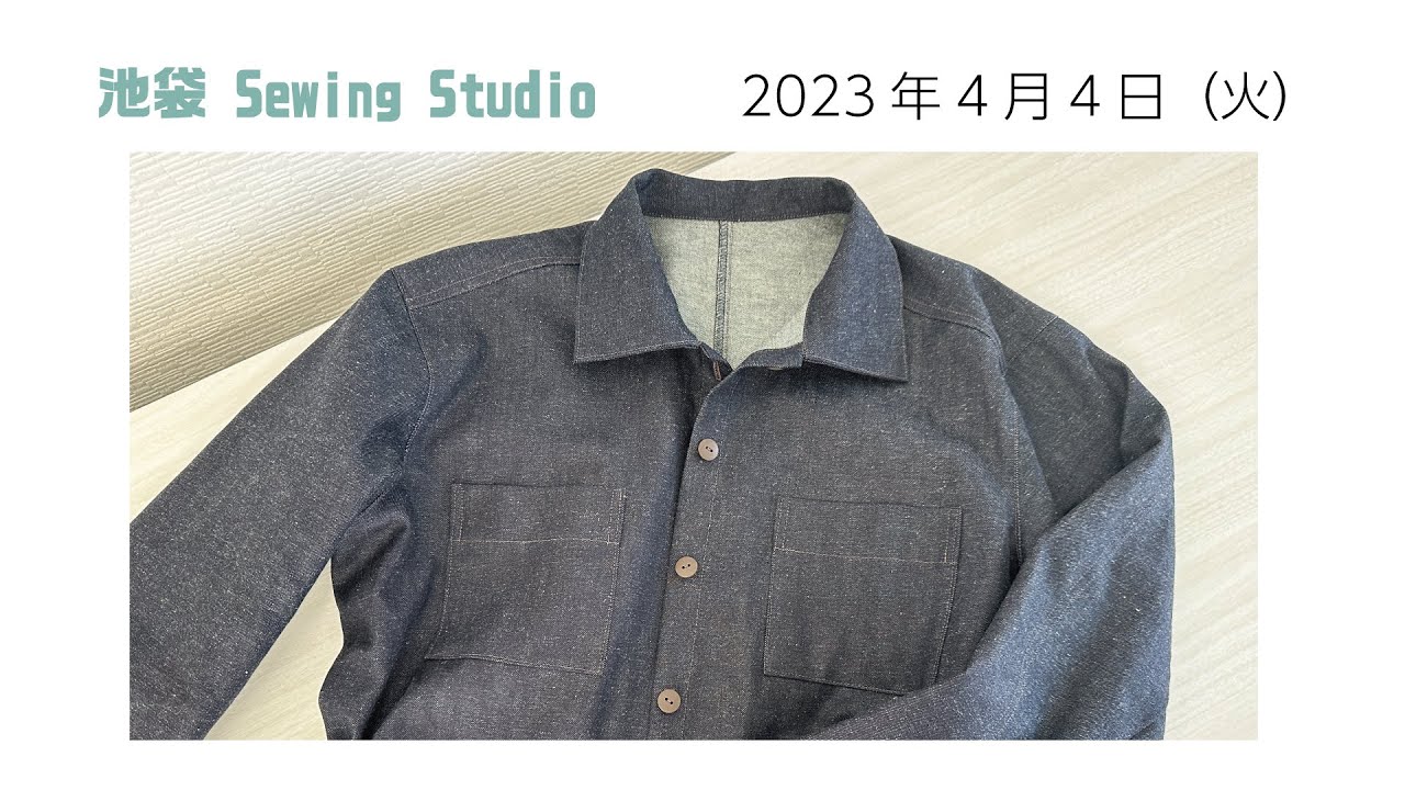 デニムワンピースを作りました！