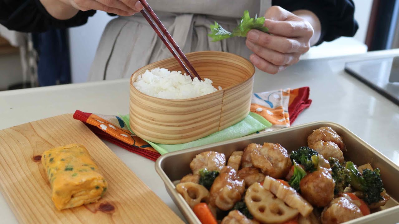 【お弁当作り】ごはんがどんどん進む！豚こまコロコロ酢豚弁当bento＃762