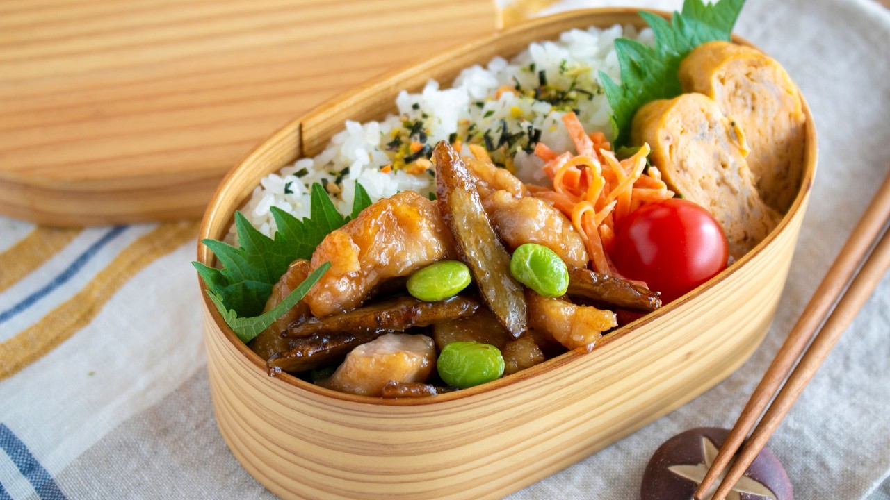 【節約弁当】「これウマッ！」チキンとゴボウの病みつきおかず！チキンチキンごぼう弁当 #1043 #bento  #ideas #Japanese