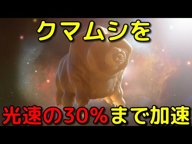 NASAが発表！クマムシを亜光速まで加速する計画がヤバすぎる